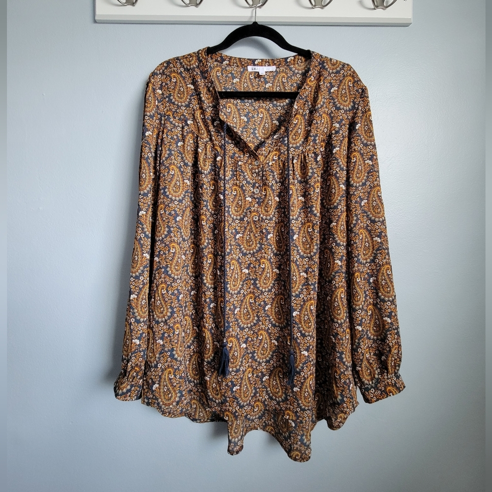 DR2 Fall Paisley Blouse